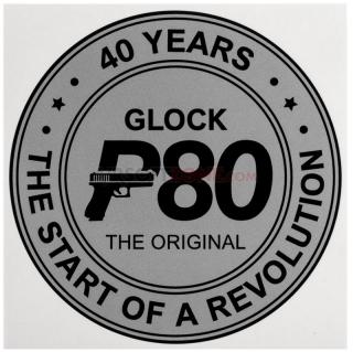 Glock 40 Years Sticker P80 by Glock